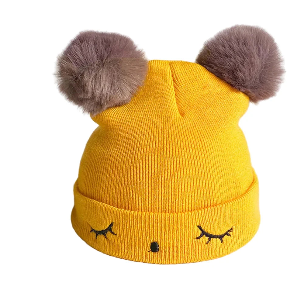 Sweat Heart Kids Winter Pom-Pom Beanie