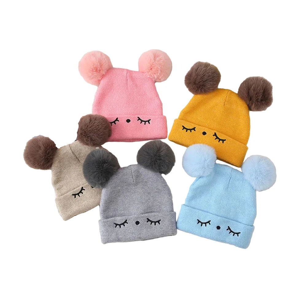 Sweat Heart Kids Winter Pom-Pom Beanie