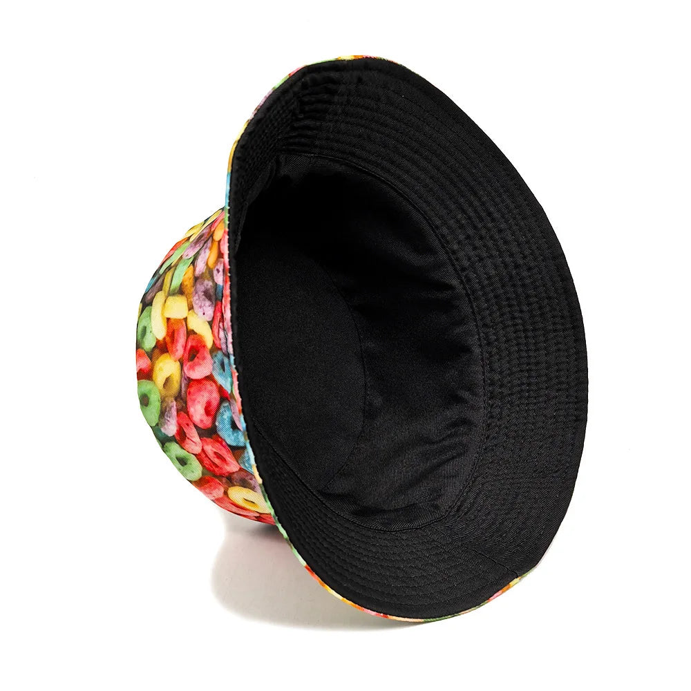 Sweet Loops Multicolor Reversible Bucket Hat