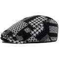 Talbot Houndstooth Flat Cap