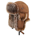 Tarkov Winter Fur Leather Bomber Hat