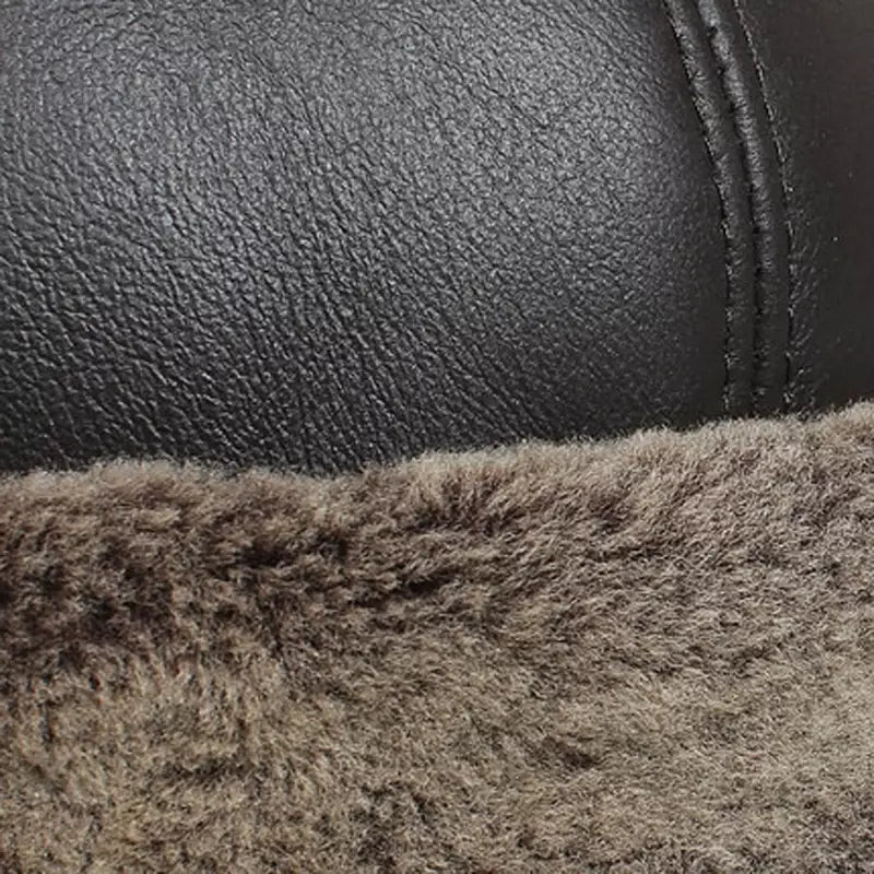 Tarkov Winter Genuine Leather Docker Cap
