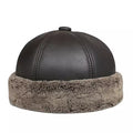 Tarkov Winter Genuine Leather Docker Cap