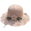 Tayrona Women Summer Sun Raffia Crochet Hat