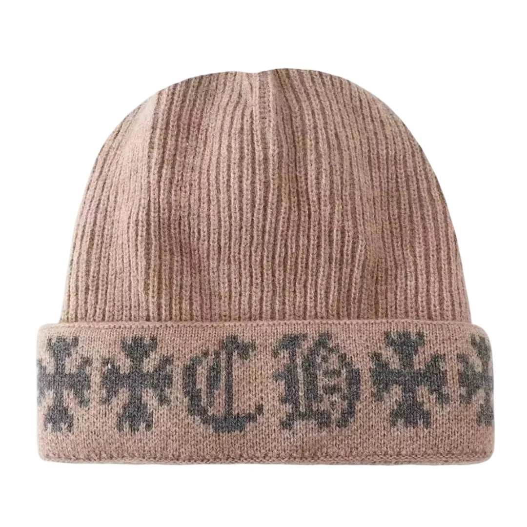 Templar Cross Winter Knitted Beanie