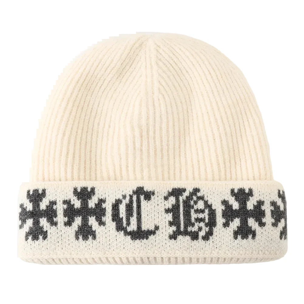 Templar Cross Winter Knitted Beanie