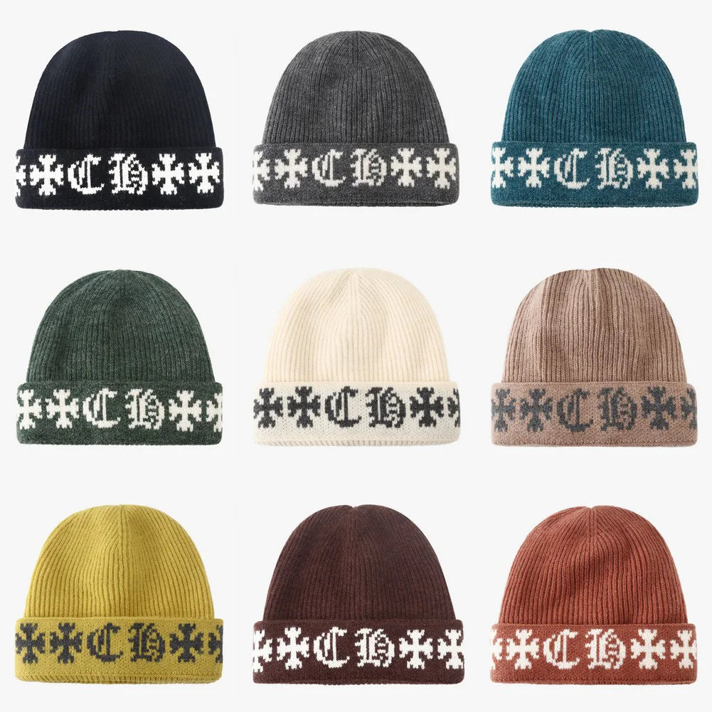Templar Cross Winter Knitted Beanie
