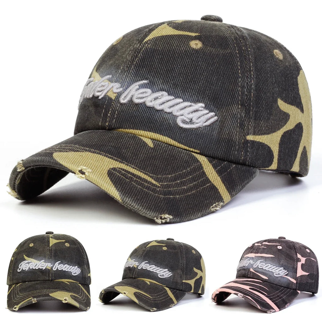 Tender Beauty Camouflage Baseball Cap