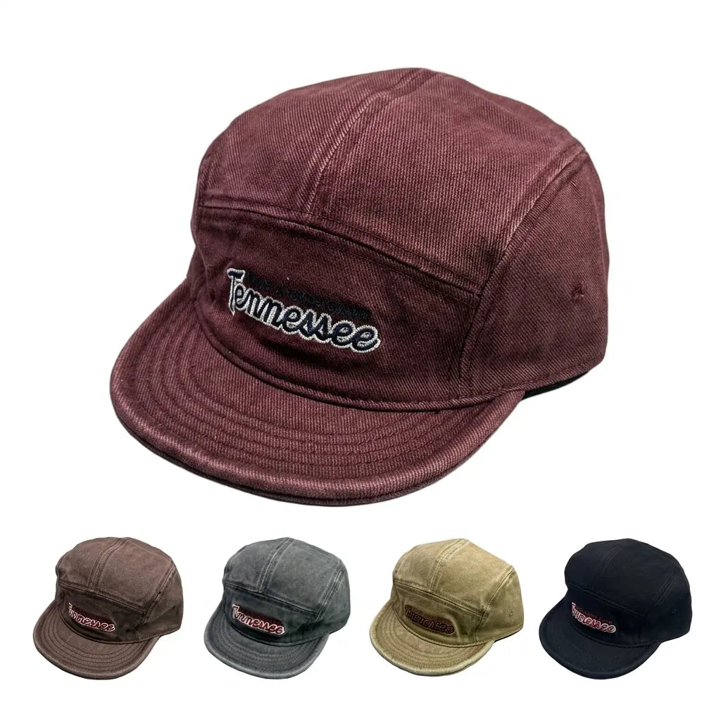 Tennessee Washed Cotton 5-Panels Cap