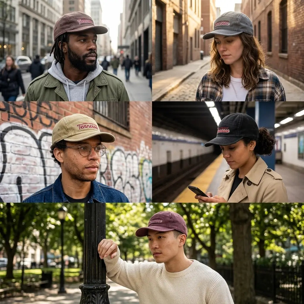 Tennessee Washed Cotton 5-Panels Cap