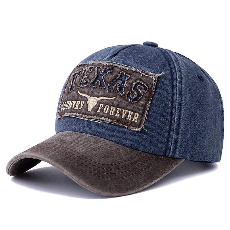 Texas Country Forever Washed Cotton Baseball Cap