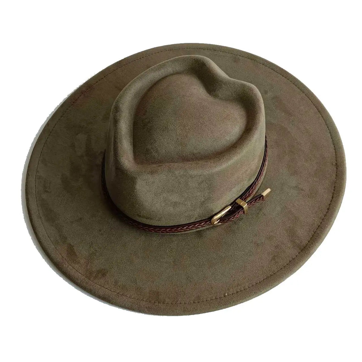 Texas Heart-Shaped Crown Suede Hat