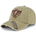 Texas Ranch Bullhead Washed Cotton Baseball Cap