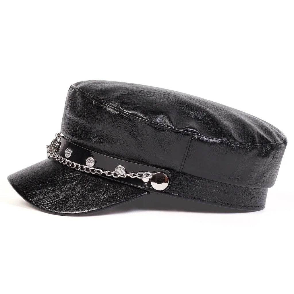 The Anchor Marine Black Sailor Cap