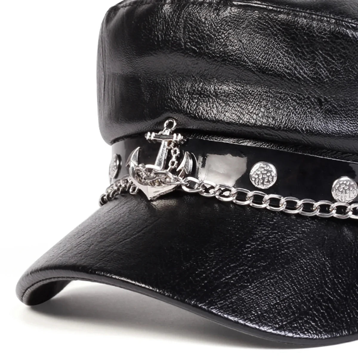 The Anchor Marine Black Sailor Cap