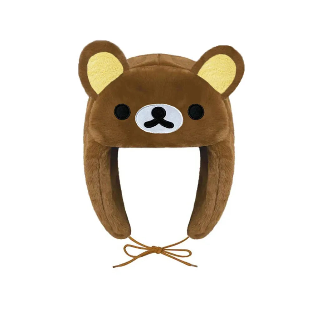 The Bear Winter Fur Bomber Hat
