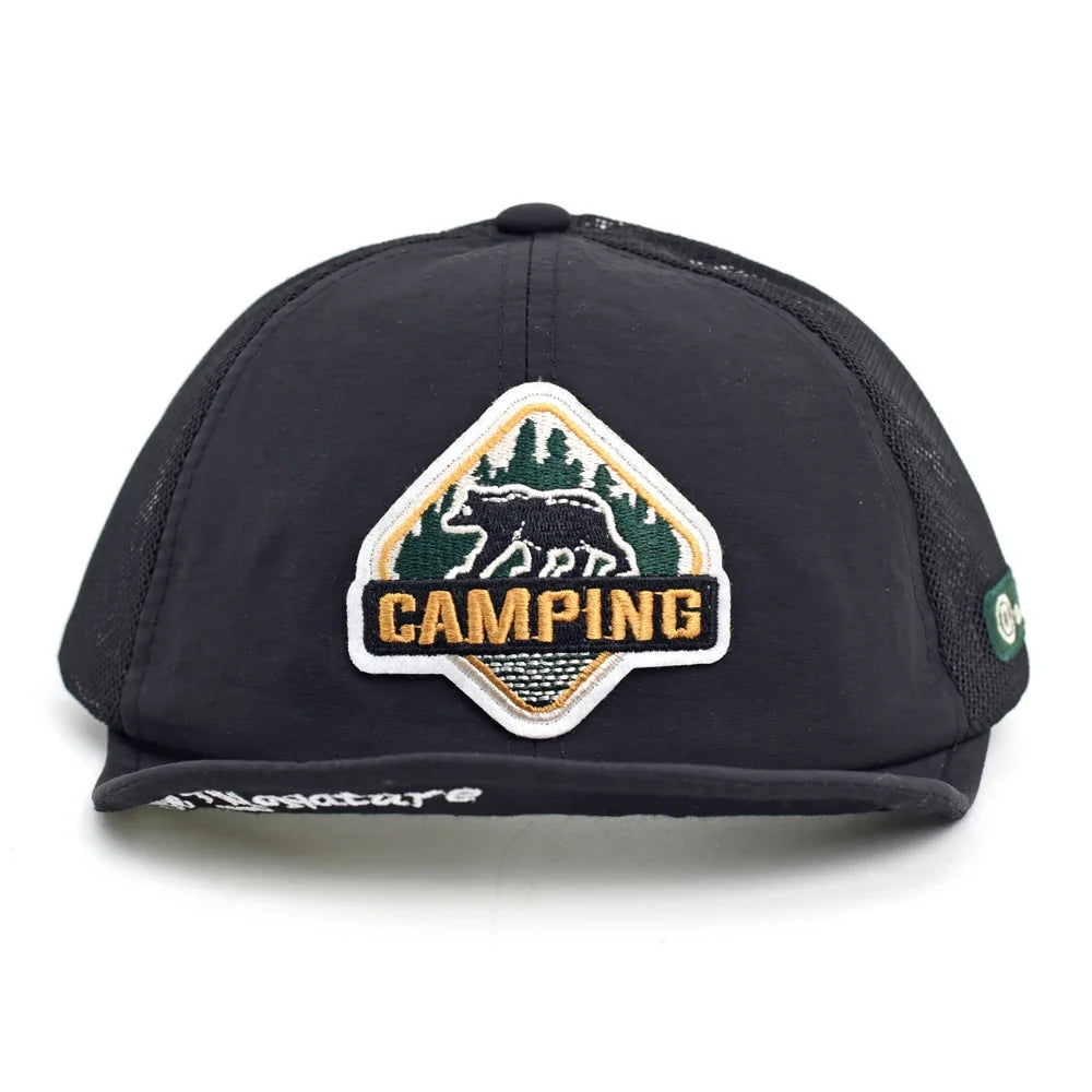 The Camping Oversize Trucker Baseball Cap