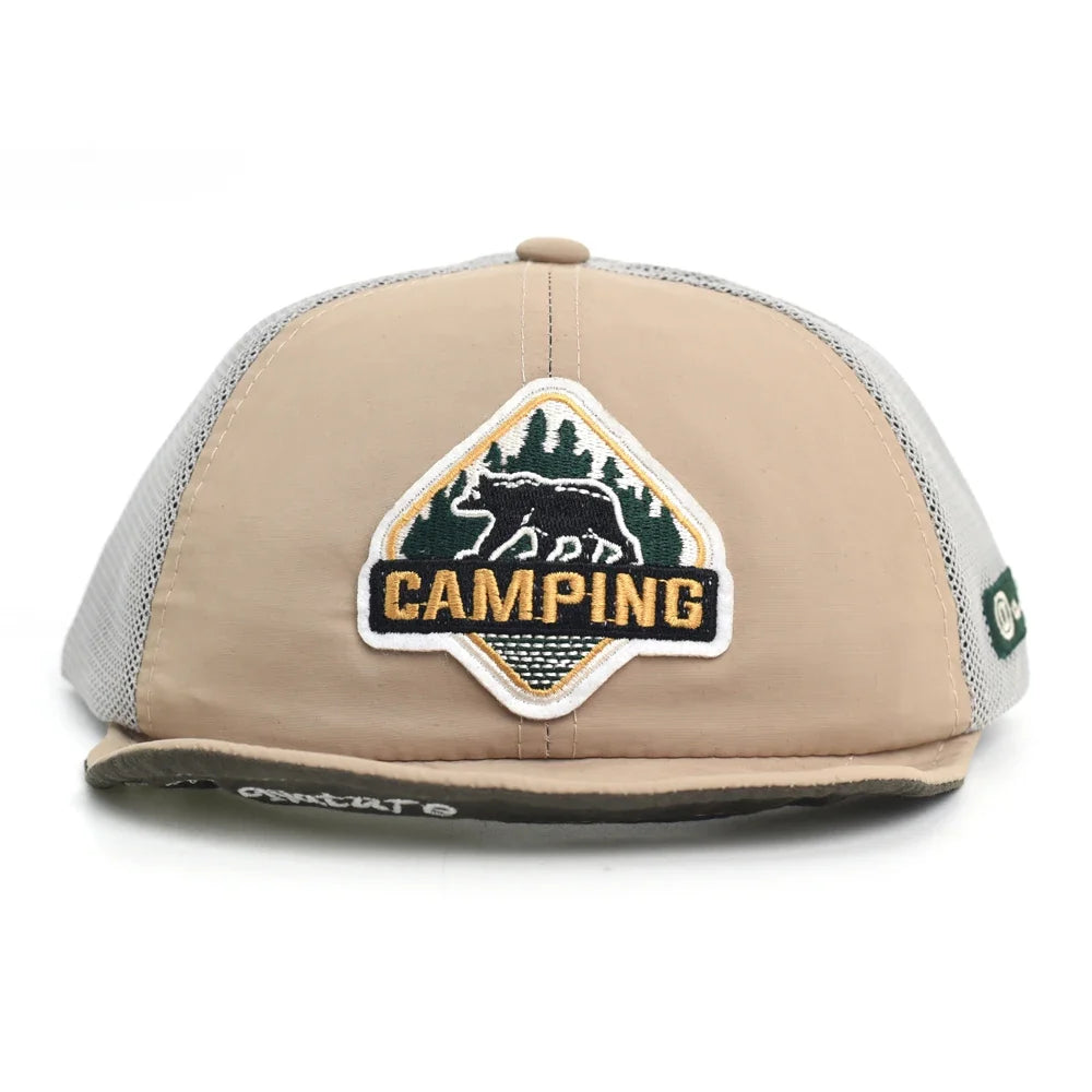 The Camping Oversize Trucker Baseball Cap