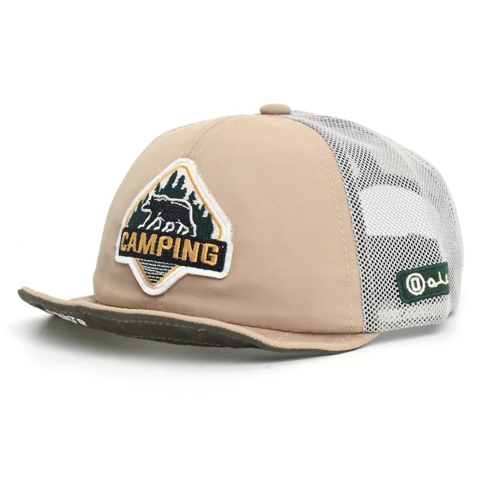 The Camping Oversize Trucker Baseball Cap