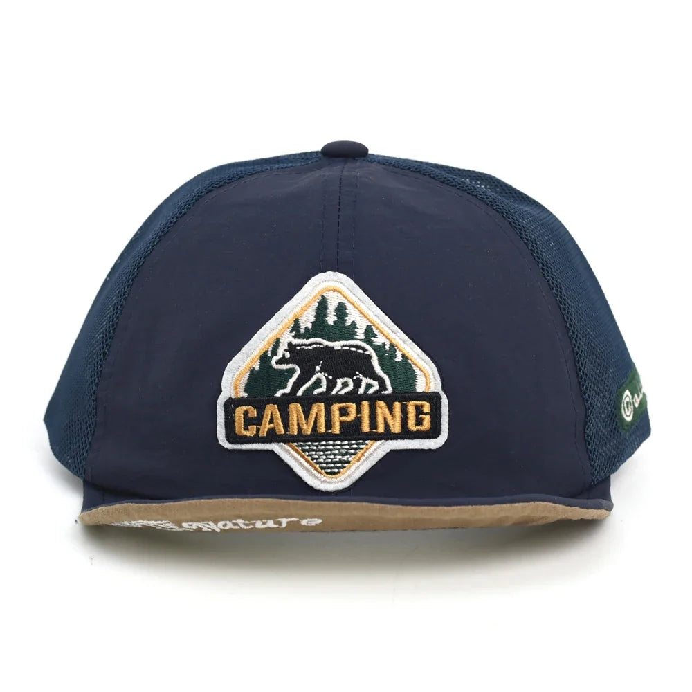 The Camping Oversize Trucker Baseball Cap