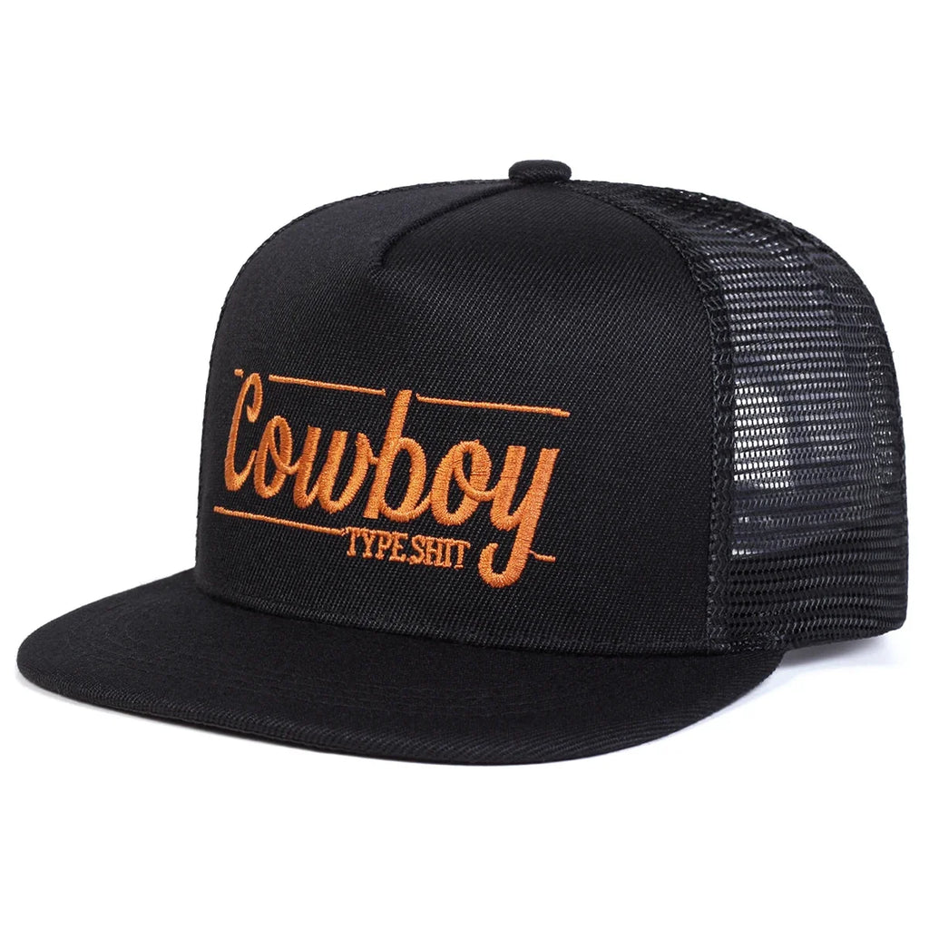 Cowboy Type Shit Trucker Snapback Cap