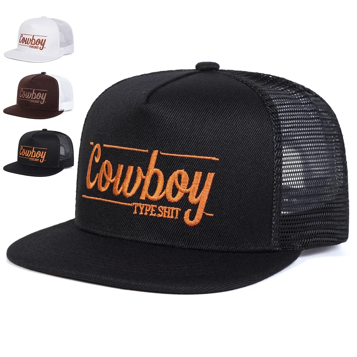 Cowboy Type Shit Trucker Snapback Cap