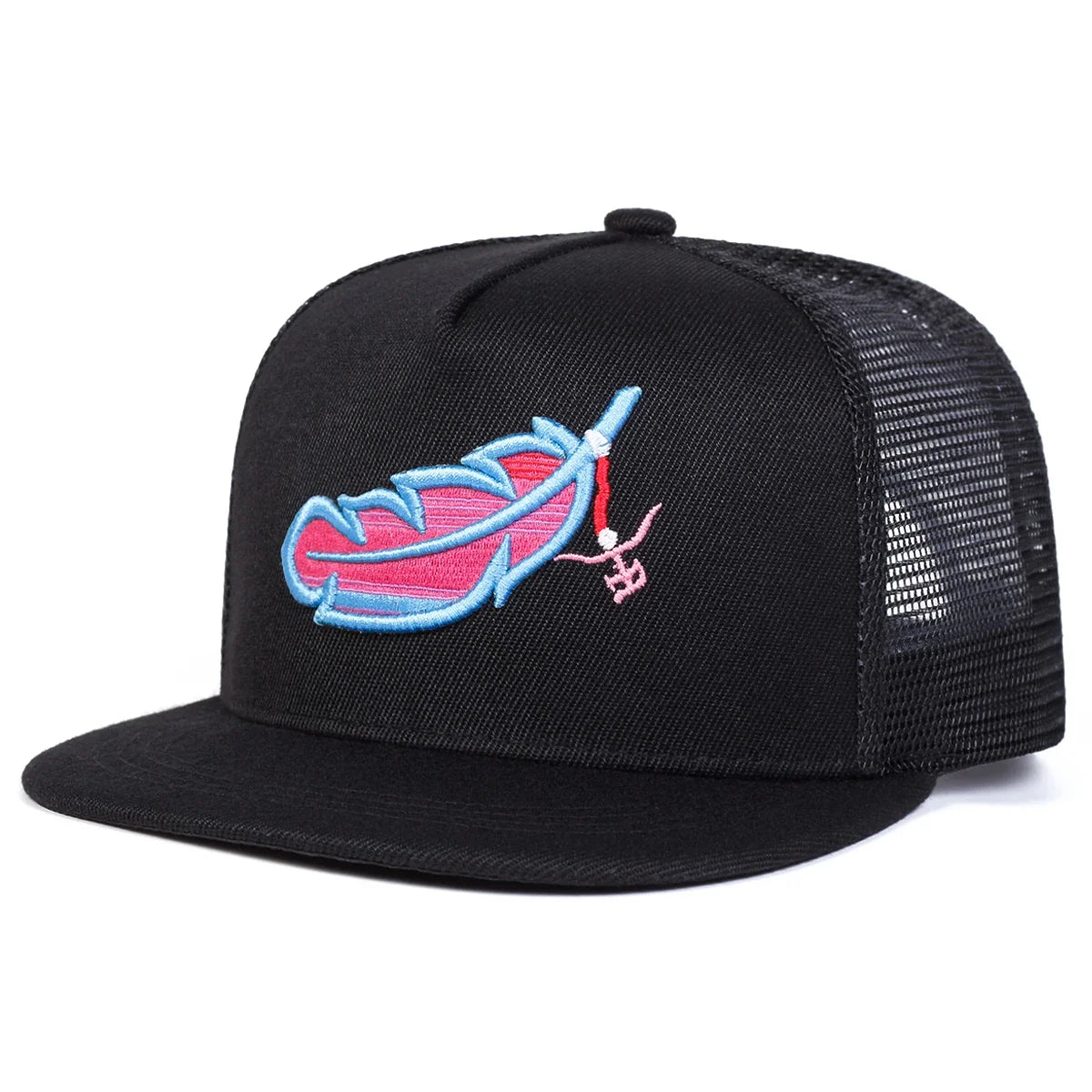 Feathered Outlaw Trucker Snapback Cap