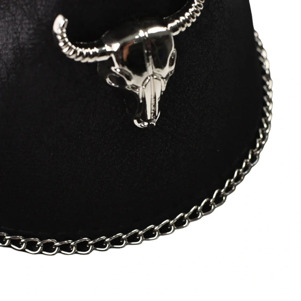 The Iron Bull Leather Cowboy Hat