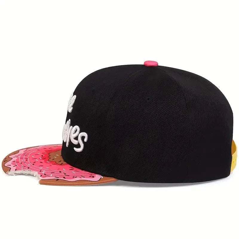The Munchies Bitten Donut Snapback Cap