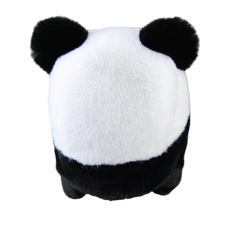 The Panda Bear Winter Fur Bomber Hat