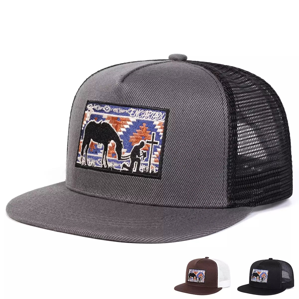 Rancher Pilgrim Trucker Snapback Cap