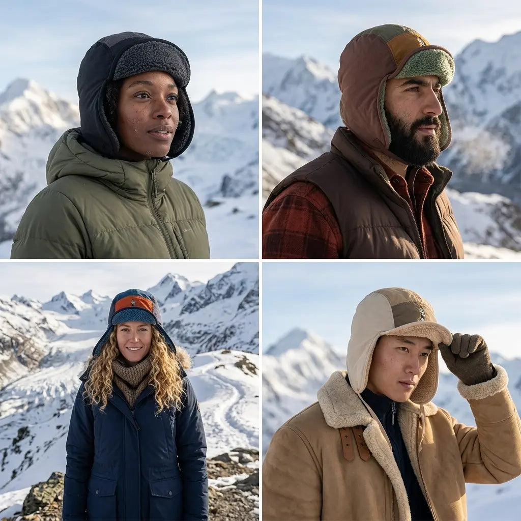 The Pilgrim Winter Retro Bomber Hat