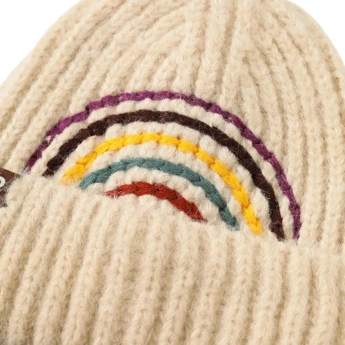 The Rainbow Winter Knitted Beanie