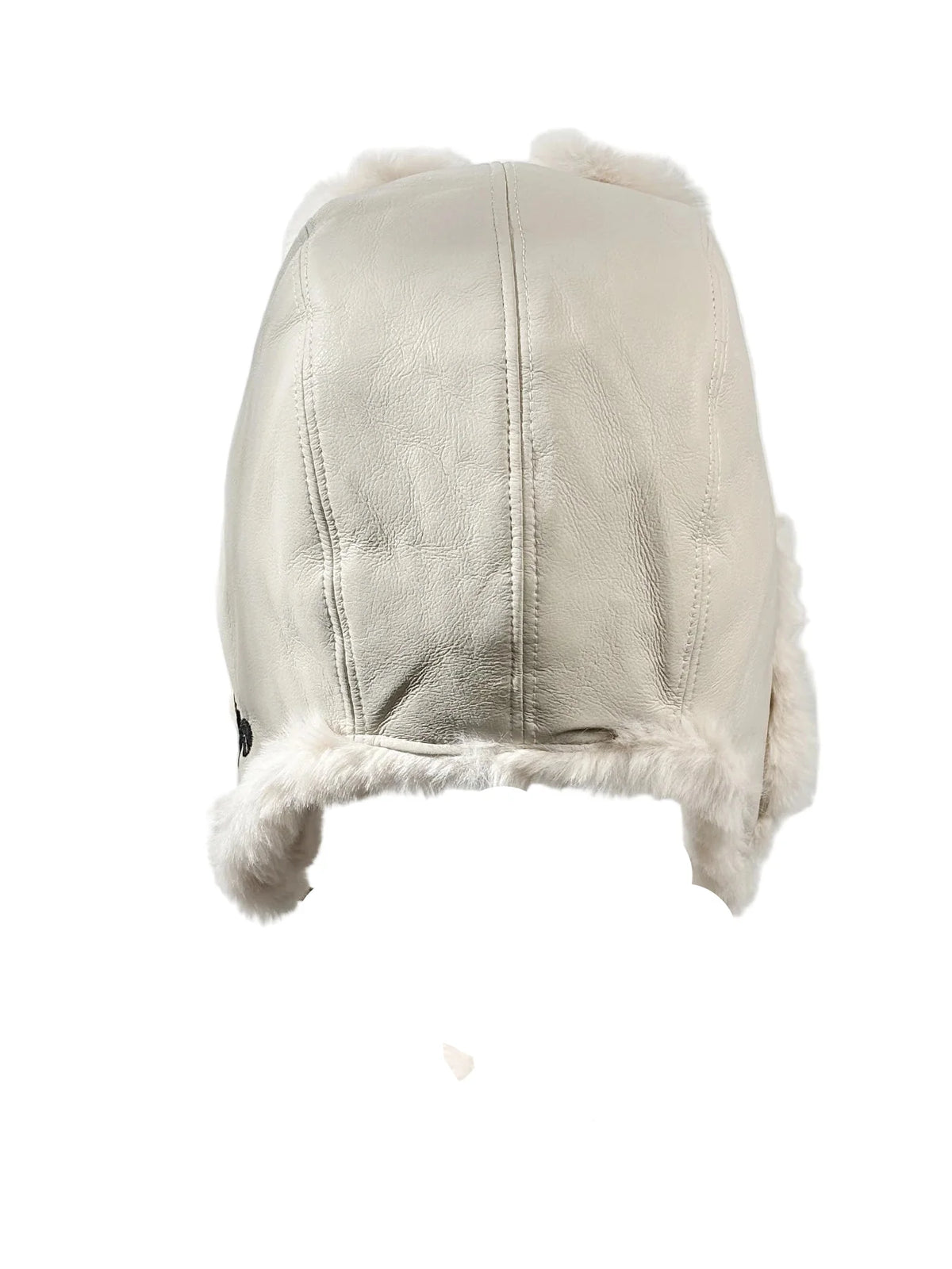 The Ribbon Winter Leather Pom Pom Bomber Hat