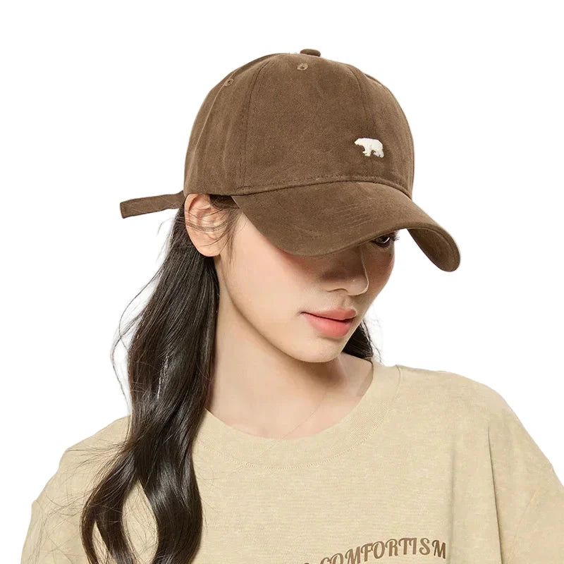 The Solitary Bear Baseball Cap