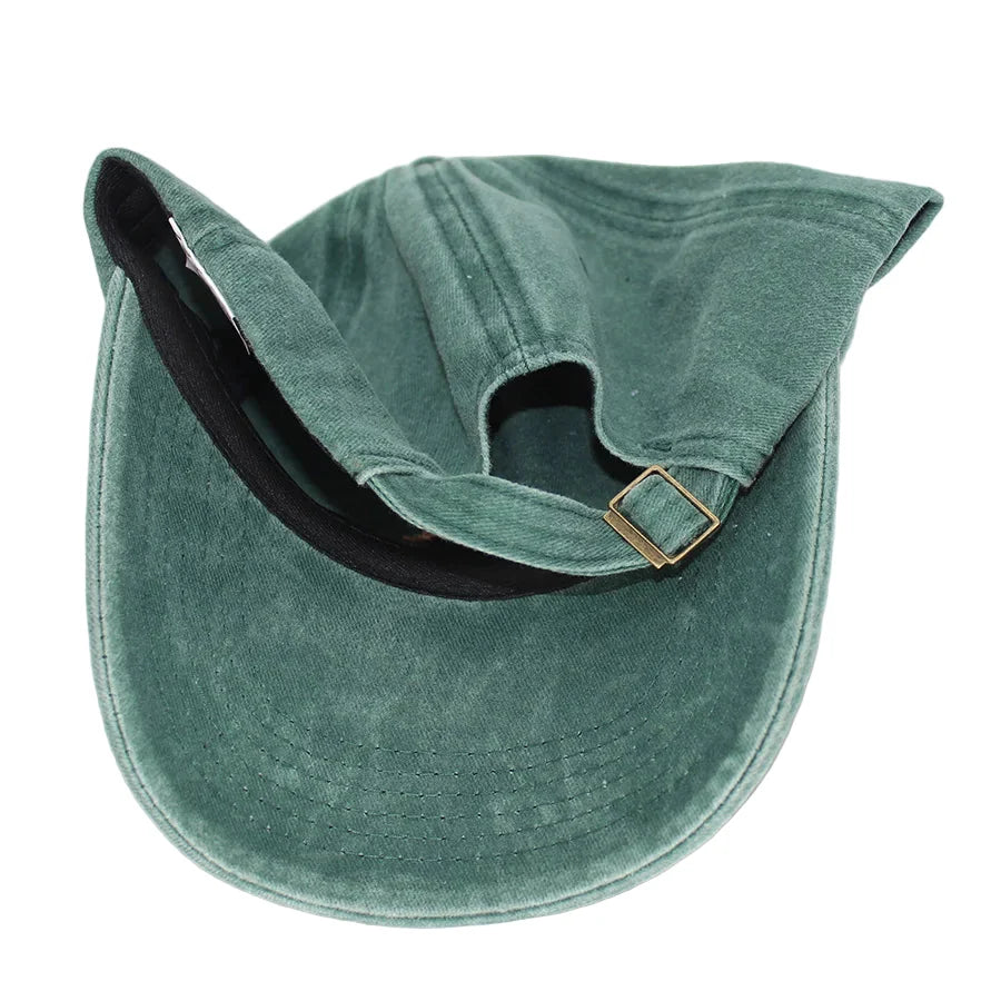 The Watching Pigeon Washed Cotton Baseball Cap