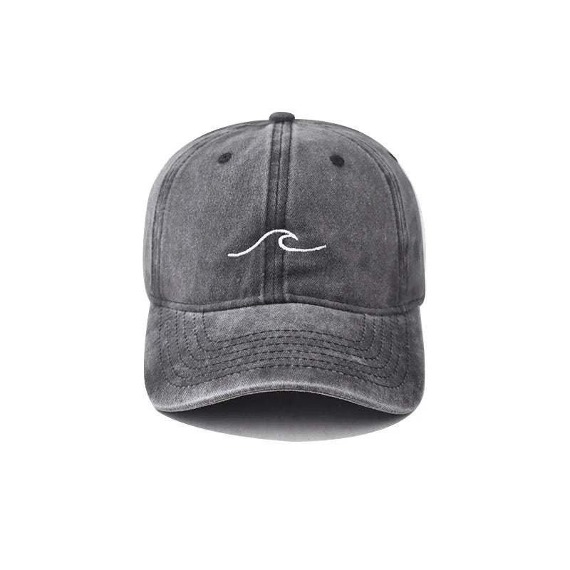 The Wave Washed Cotton Baseball Cap