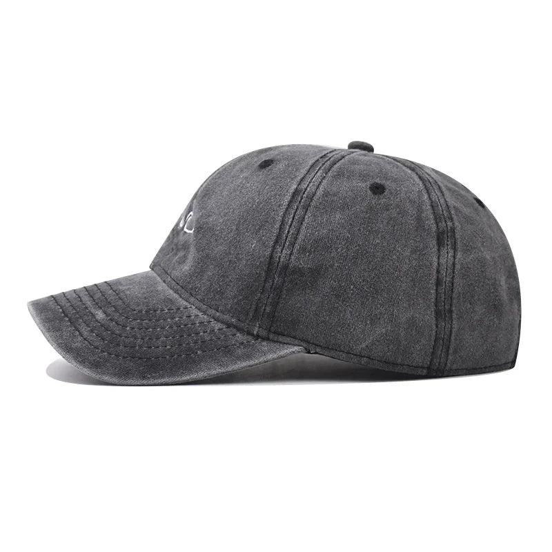 The Wave Washed Cotton Baseball Cap