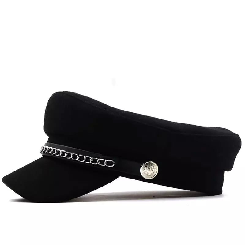 The Royal Chain Black Sailor Cap