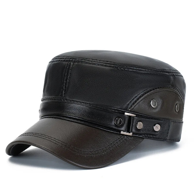 Thompson Genuine Leather Army Cap