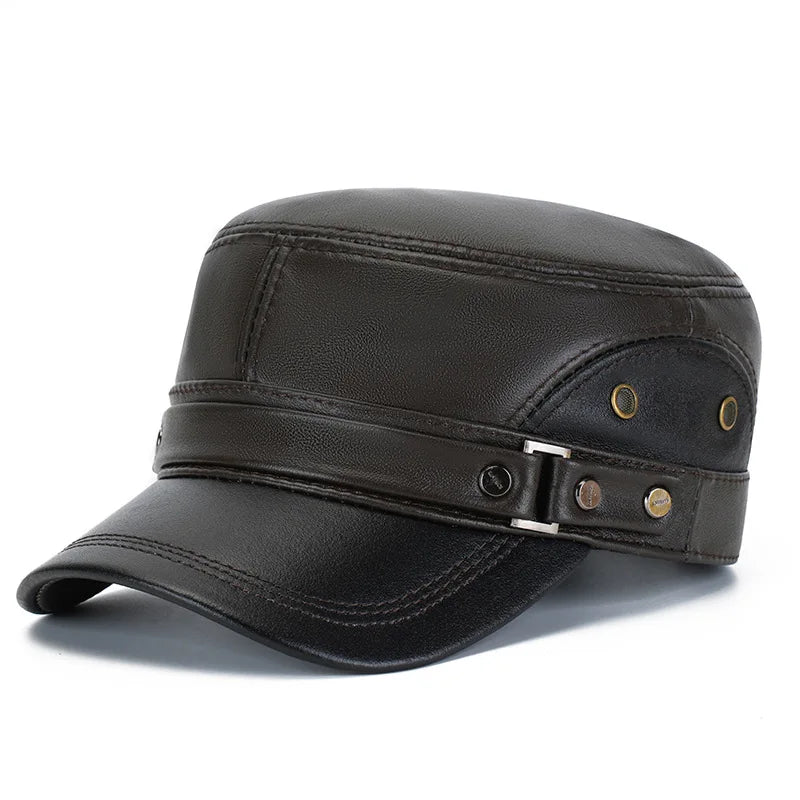 Thompson Genuine Leather Army Cap