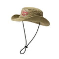 Three Stars Lucky Washed Cotton Bucket Hat