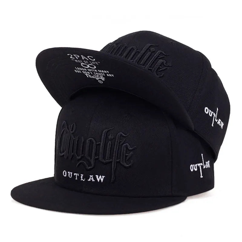 Thug Life Outlaw Snapback Cap