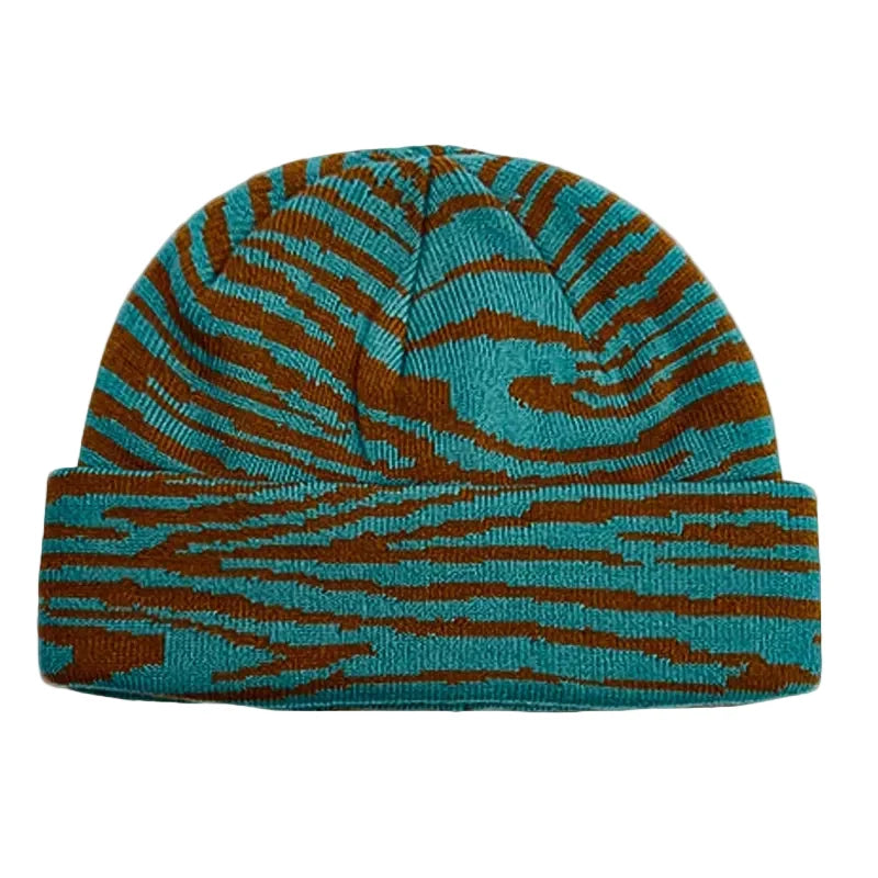 Tiger Skin Winter Knitted Beanie