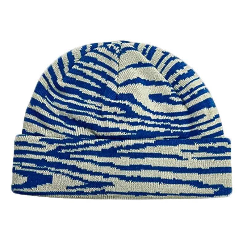 Tiger Skin Winter Knitted Beanie