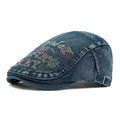 Today is Boring Day Denim Flat Cap