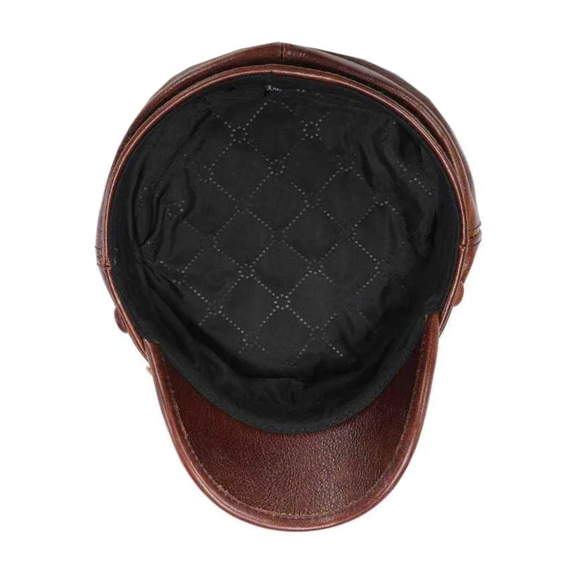 Toronto Vintage Genuine Leather Sailor Cap
