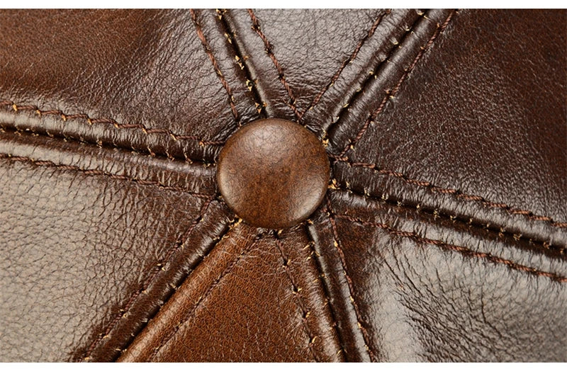 Toulouse Genuine Leather Baseball Cap
