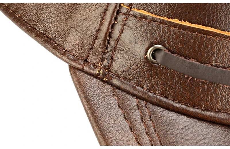Toulouse Genuine Leather Baseball Cap