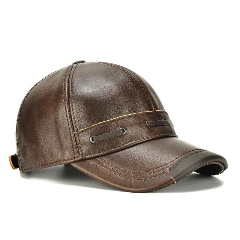 Toulouse Genuine Leather Baseball Cap